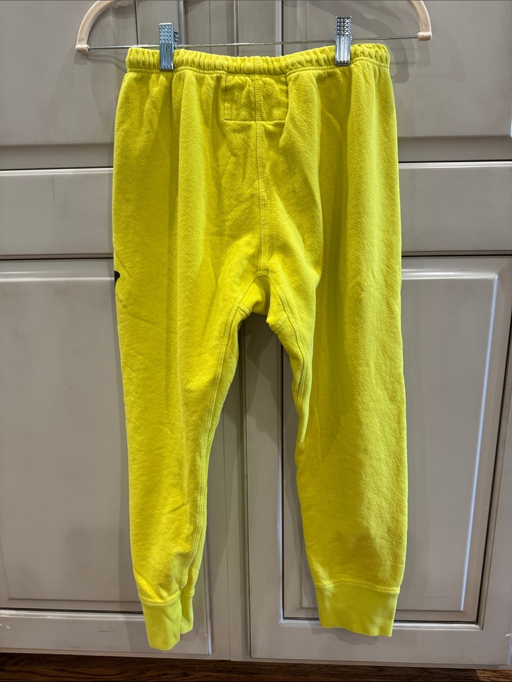 NWOT freecity Bright Yellow Logo Sweatpants - Picture 3 of 6